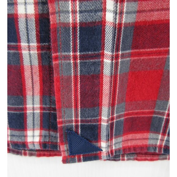 Untuckit Shirt Large Button Down Plaid Preppy Collared Woven Cotton - Picture 4 of 11